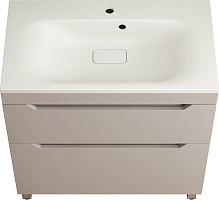 Style Line Тумба с кварцевой раковиной жасмин Остин 80 крем